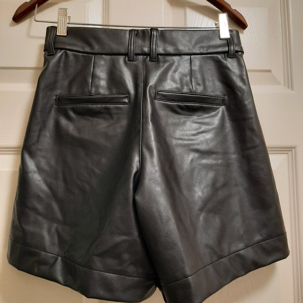 Abercrombie & Fitch Women's Faux Leather Shorts
